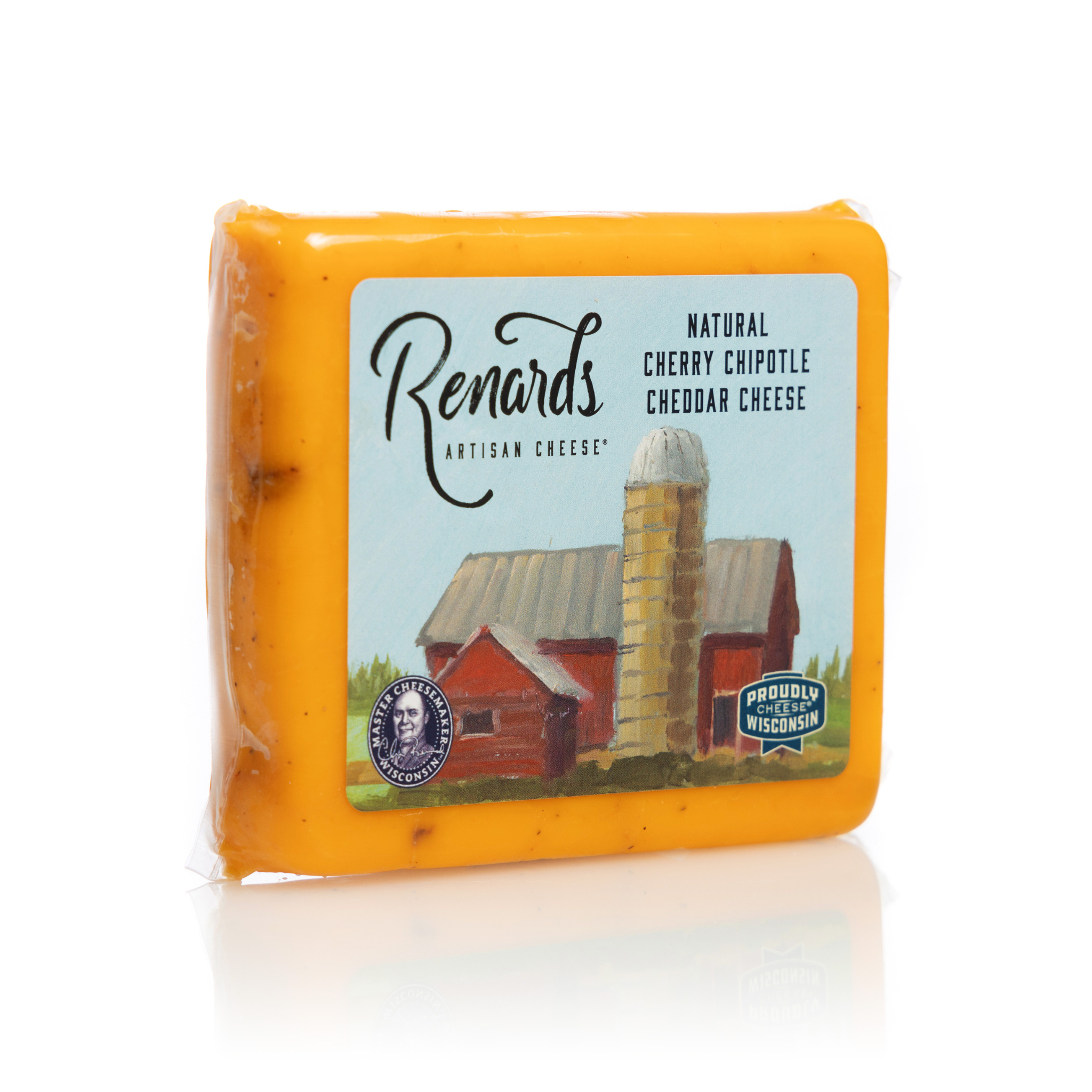 Cherry Chipotle Cheddar Cheese Renard's Cheese